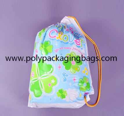 NERC 0.07mm PE Tas Ransel Serut Plastik Untuk Tas Serut Plastik Perjalanan