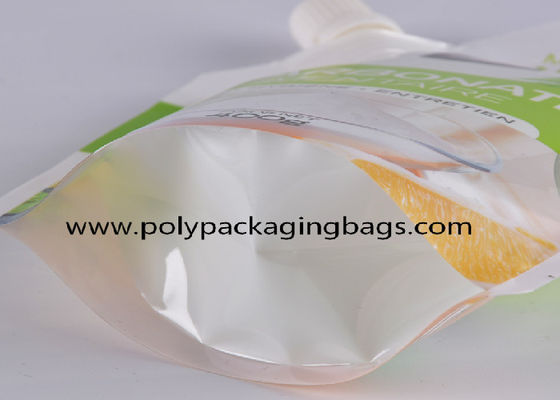 Kemasan Kantung Spouted Independen Untuk Industri Minuman Stand Up Spout Pouch Bag