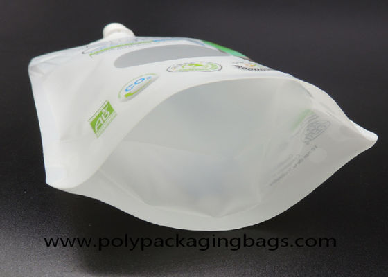 16oz 500ml Santan Kemasan Tas Self Suction Nozzle Stand Up Bag Dengan Cerat