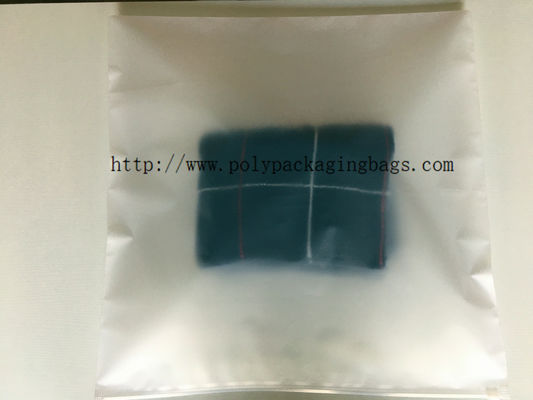 Reclosable Gravure Printing Frosted CPE Shirt Packaging Bags Pakaian Ziplock Bag