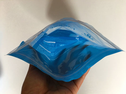 Bukti Kelembaban CMYK OPP PET PE Laminated Mask Packaging Bag Reselable Ziplock Bag Untuk Masker
