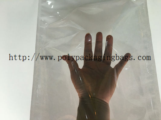 Kapasitas Besar 30x40cm Pencetakan Gravure Tiga Sisi Segel Tas Pakaian Kemasan Tas