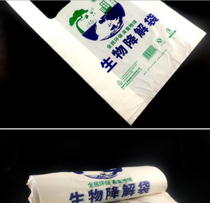 Pencetakan Gravure Biodegradable PLA PBAT Packaging Poly Bags Shopping Pouch Bag