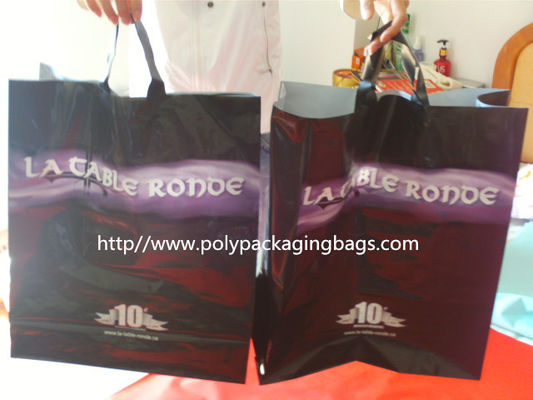 Disesuaikan PP Ribbon Soft Loop Handle Bag Dengan Bawah Square Untuk Belanja
