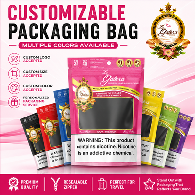 Tas Humidor Cigar Volume 5 Cigar tahan air mata tahan tusukan tahan tahan tahan lama Portable Carry Case