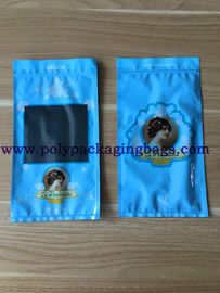 Moisture Proof Zipper Resealable Cigar Packaging Bag Dengan Sistem Humidifikasi