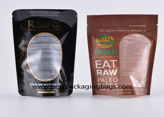 Tas Kemasan Aluminium Foil Dilaminasi HDPE LDPE Dengan Jendela