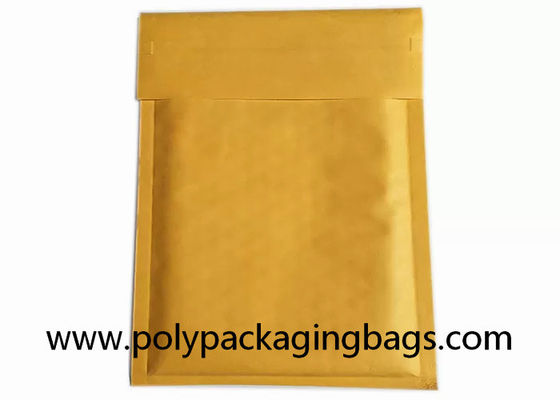 6 Warna Dapat Didaur Ulang Pencetakan Kuning Kraft Bubble Mailer