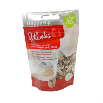 Ziplock 200 Micron PET AL PE Tas Makanan Kucing yang Dapat Ditutup Kembali