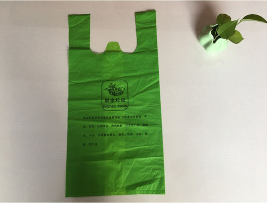 Polythene Bag Biodegradable Cornstarch Carrier Bags Plastik Work Home Packing Products Shopping